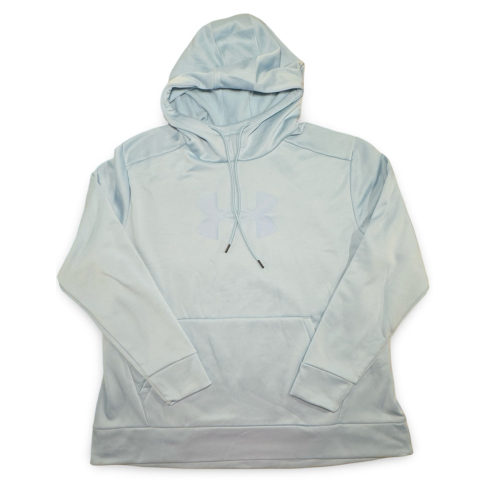 Under Armour Women’s Fleece Hoodie - Light Blue, Size 1X, EUC